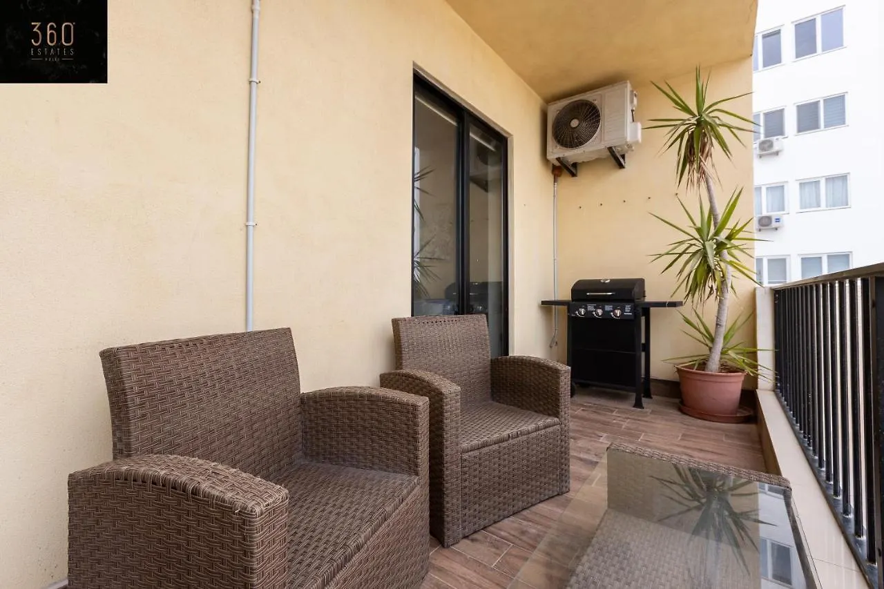 Daire Beautiful, Spacious 3Br Home With Private Balcony With 360 Estates Saint Julian's Malta