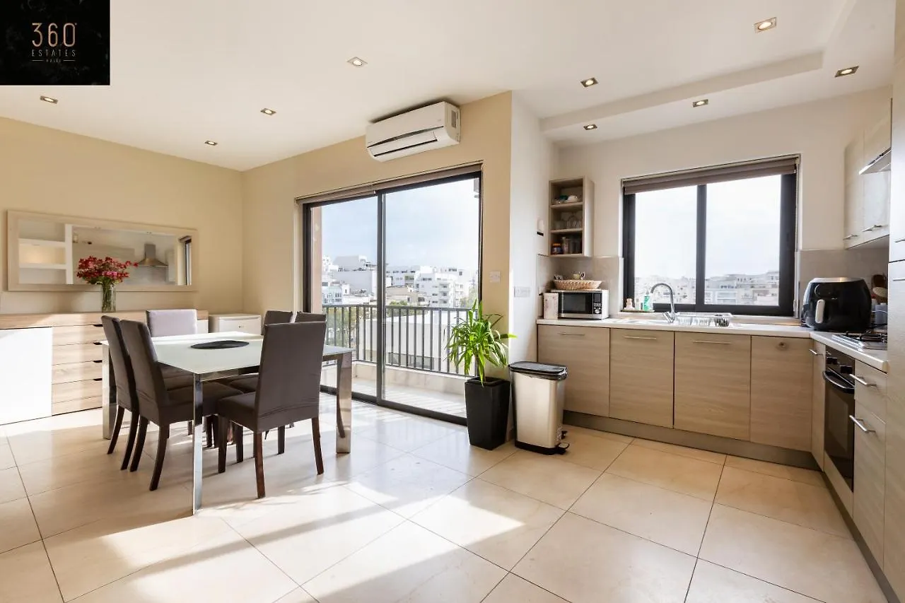 Beautiful, Spacious 3Br Home With Private Balcony With 360 Estates Saint Julian's 0*,  Malta